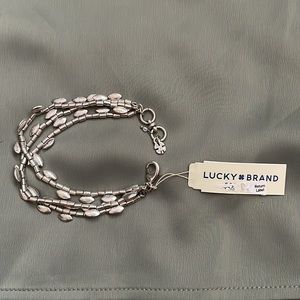 NWT Silver Lucky Brand Bracelet